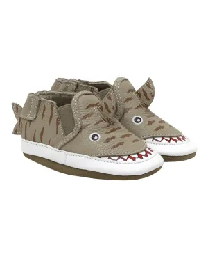 Robeez Tiger Shark Leather Soft Sole