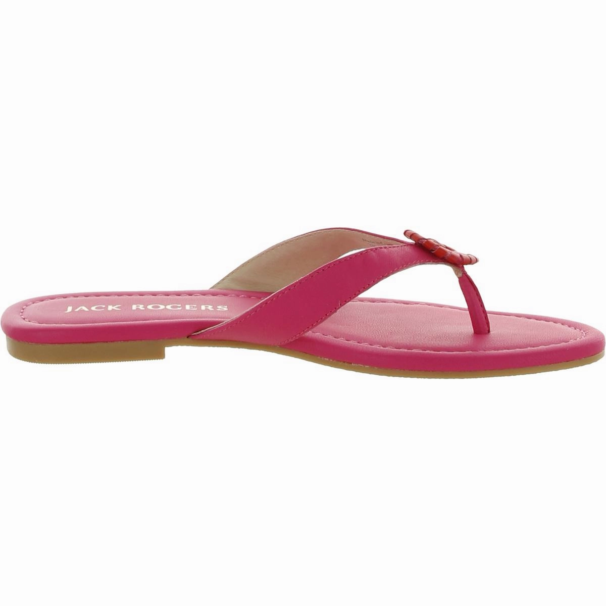 Roxy Womens Leather Flats Flip-Flops