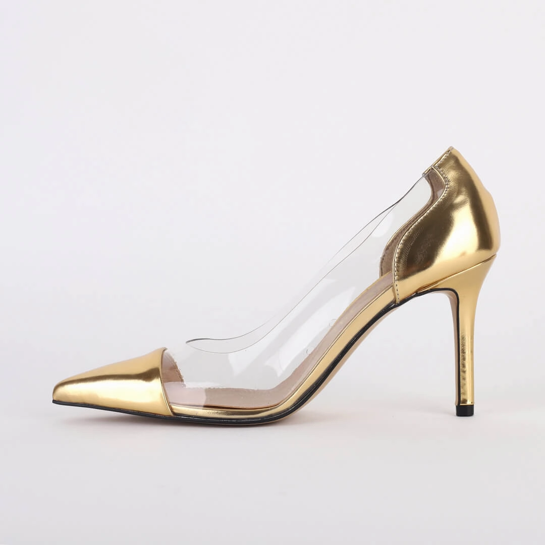 RUE - gold heel