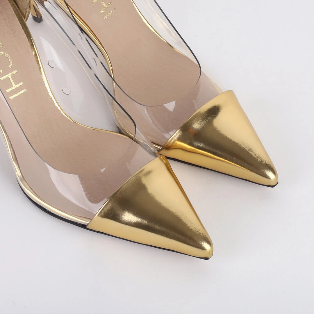 RUE - gold heel