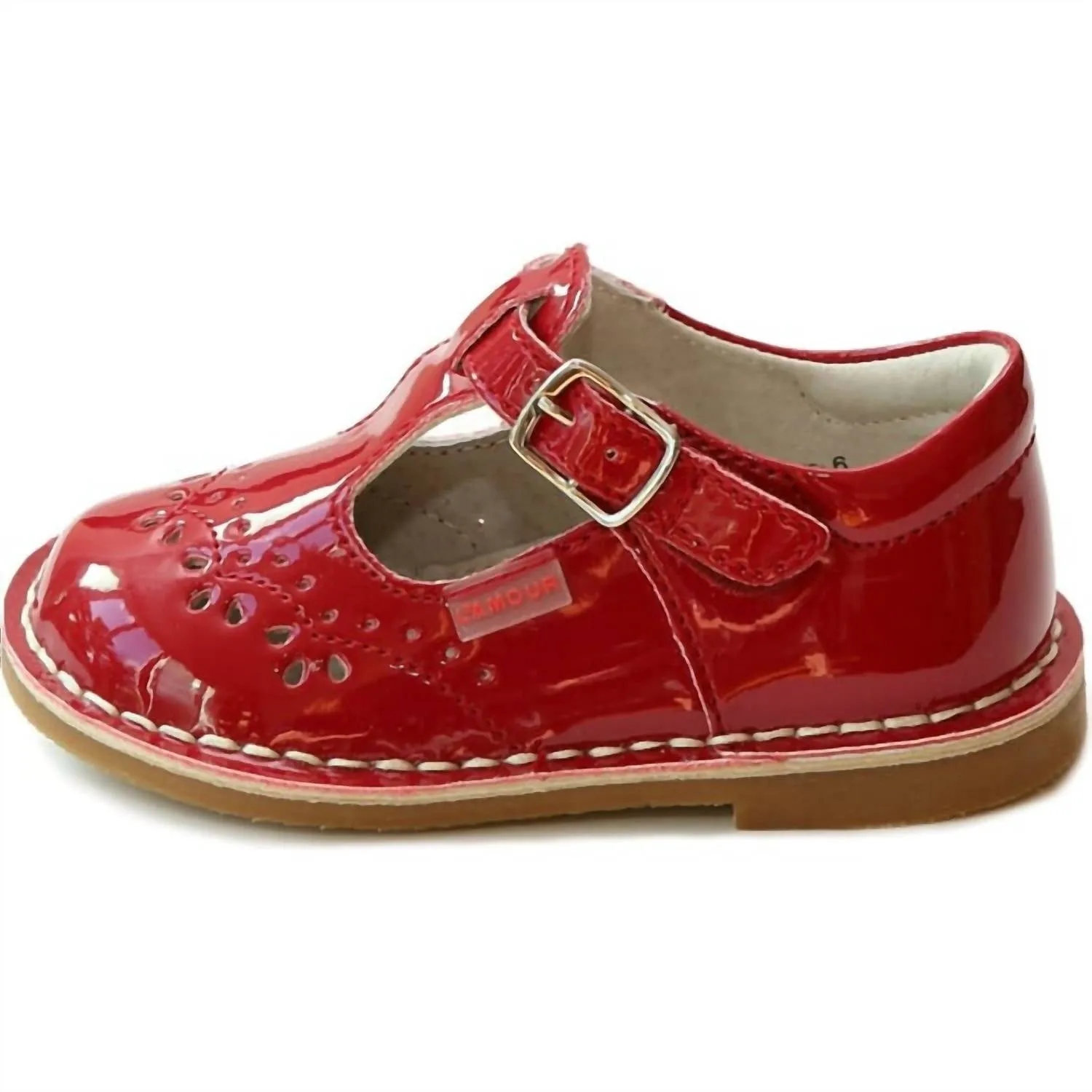Ruthie Mary Jane Shoes In Red