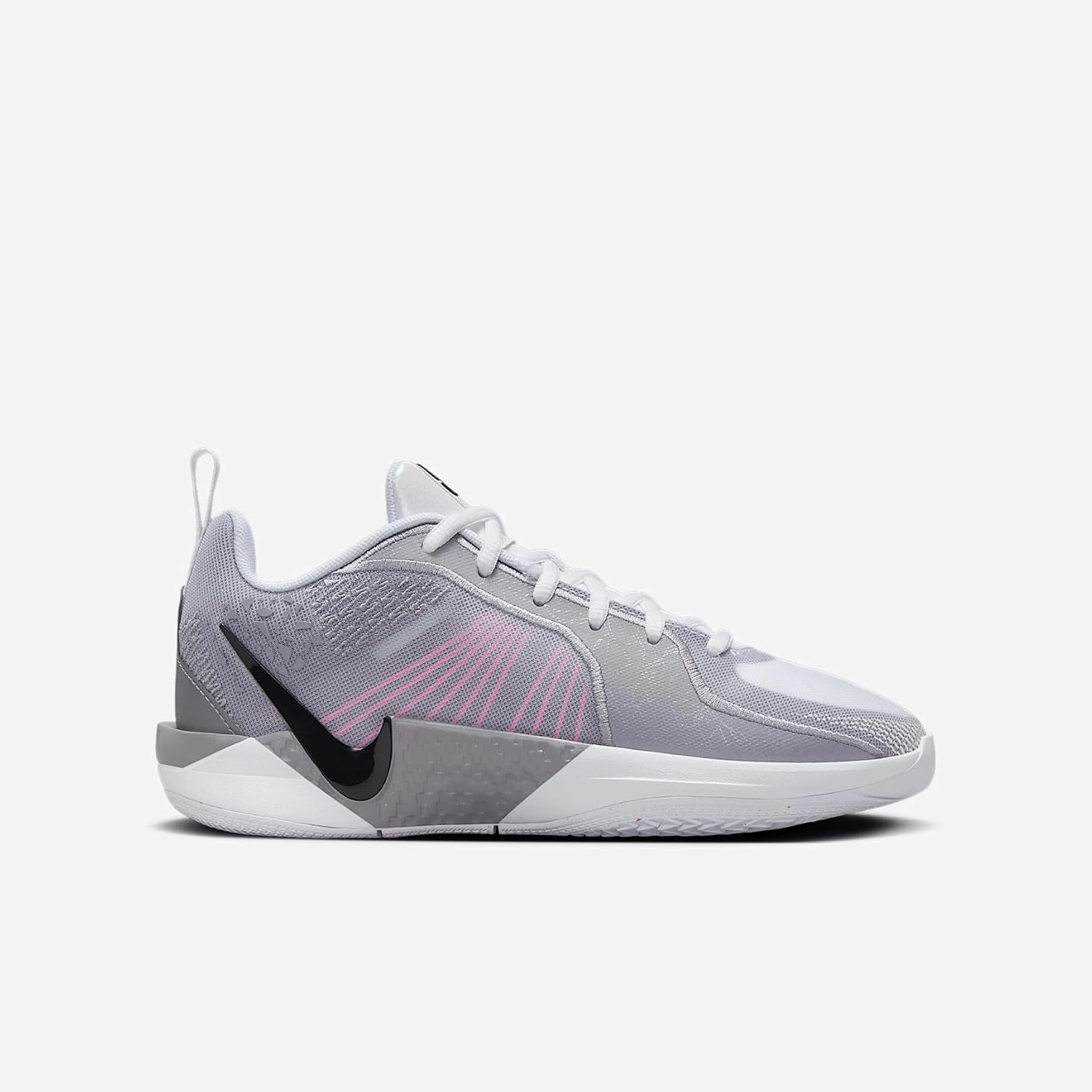Sabrina 2 "Court Vision Big Kids' Basketball Shoes (FQ7376-101, White/Cement Grey/Black/Pinksicle)