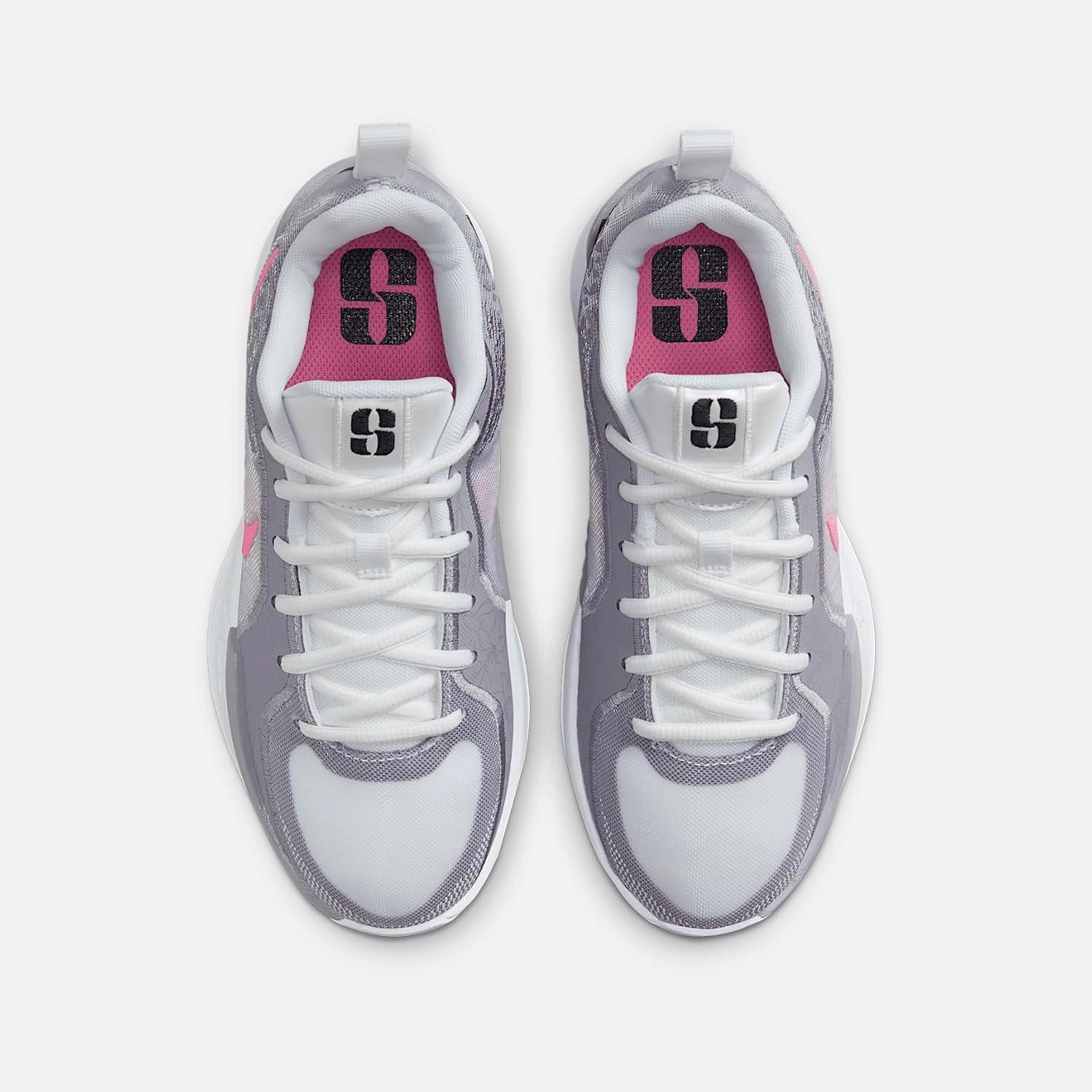 Sabrina 2 "Court Vision Big Kids' Basketball Shoes (FQ7376-101, White/Cement Grey/Black/Pinksicle)