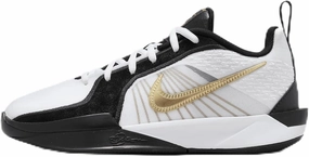 Sabrina 2 "Gold Quest Big Kids' Basketball Shoes (FQ7377-001, Black/White/Anthracite/Metallic Gold) Size 4.5