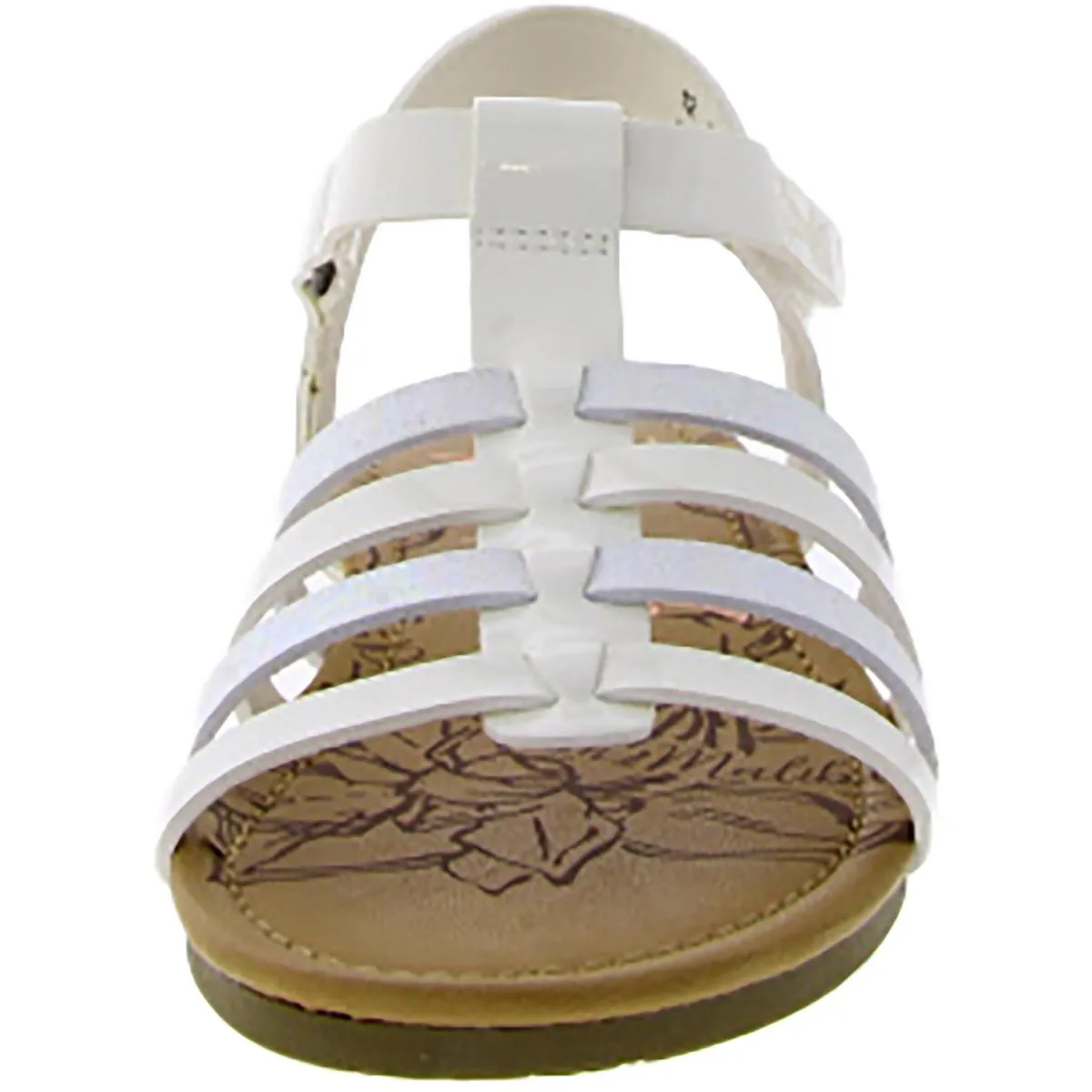 Sachs-T  Girls Faux Leathe Little Kid Strappy Sandals