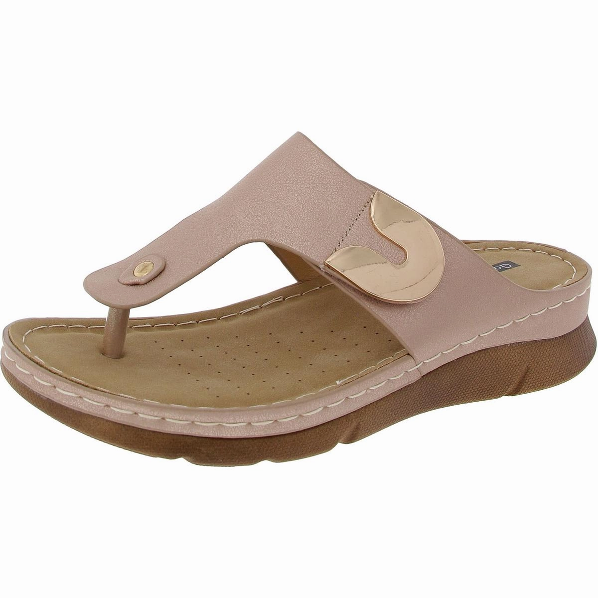 Sam Womens Slip On Summmery Thong Sandals