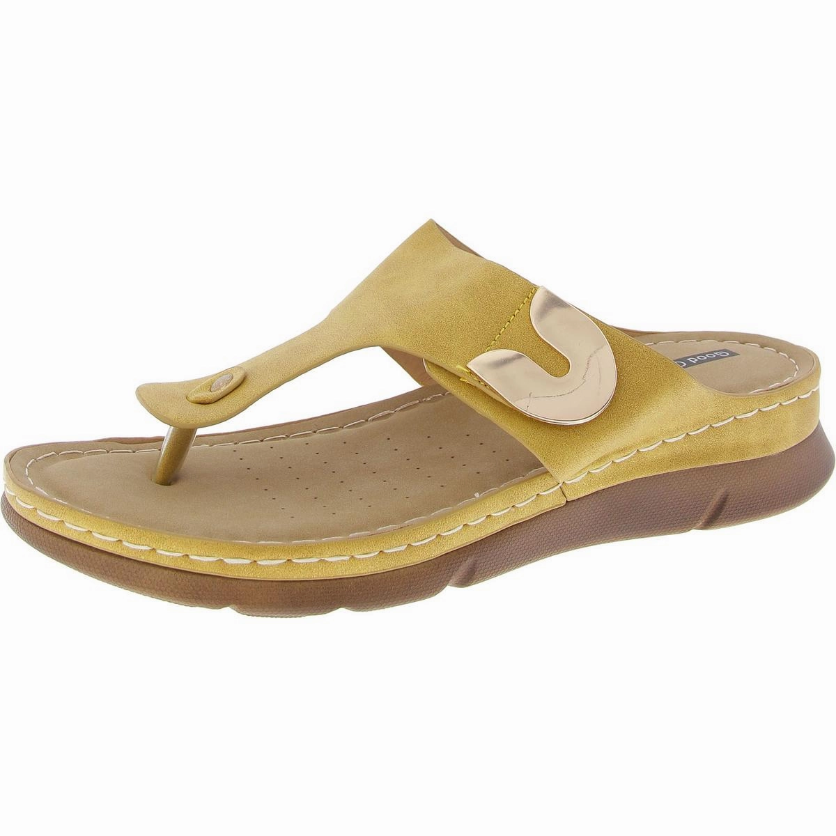 Sam Womens Slip On Summmery Thong Sandals