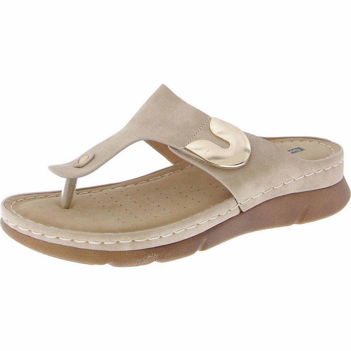 Sam Womens Slip On Summmery Thong Sandals
