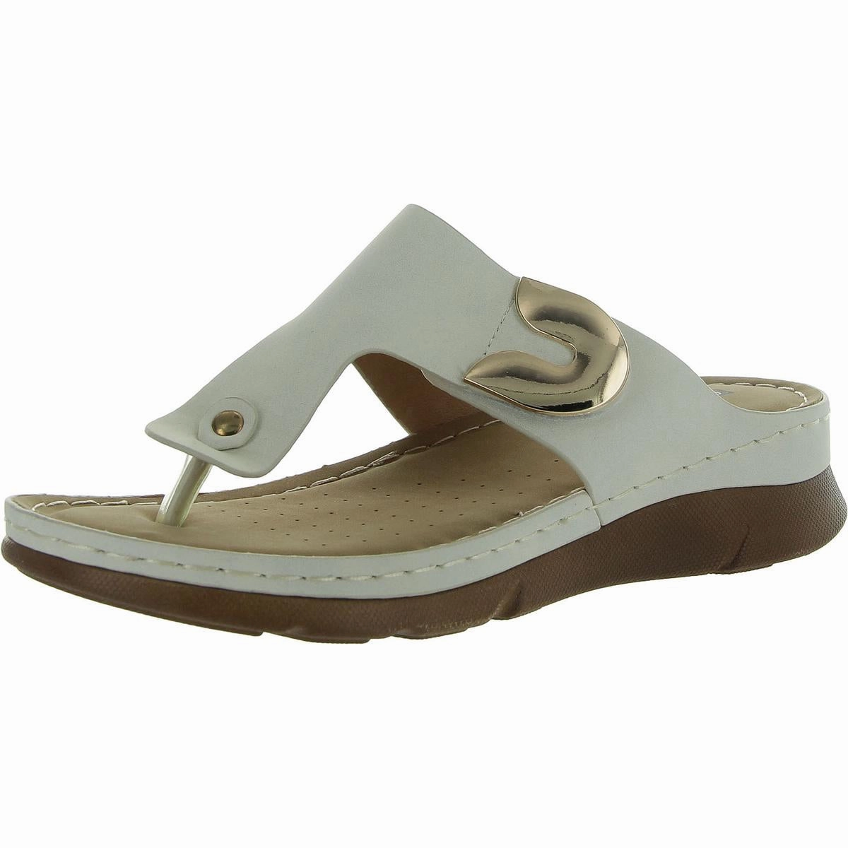 Sam Womens Slip On Summmery Thong Sandals