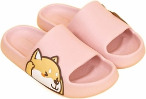 Sandals Fashion Personality Cute Men and Women Couple Parent-Child Spring and Summer Home Cute Cartoon Sandals Outdoor Slippers Easy for Putting on or Taking Off (Color : Pink, Size : 39-40)