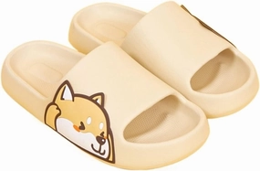 Sandals Fashion Personality Cute Men and Women Couple Parent-Child Spring and Summer Home Cute Cartoon Sandals Outdoor Slippers Easy for Putting on or Taking Off (Color : White, Size : 35-36)