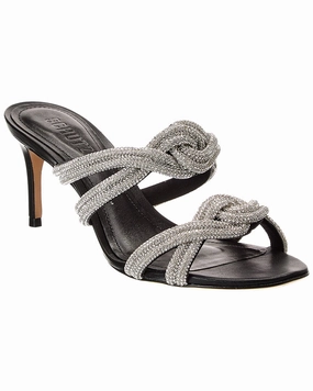 Schutz Jocelyn Mule Leather Sandal