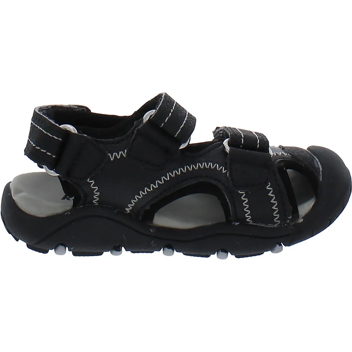 Seaturtle 2 Girls Faux Leather Slip On Fisherman Sandals