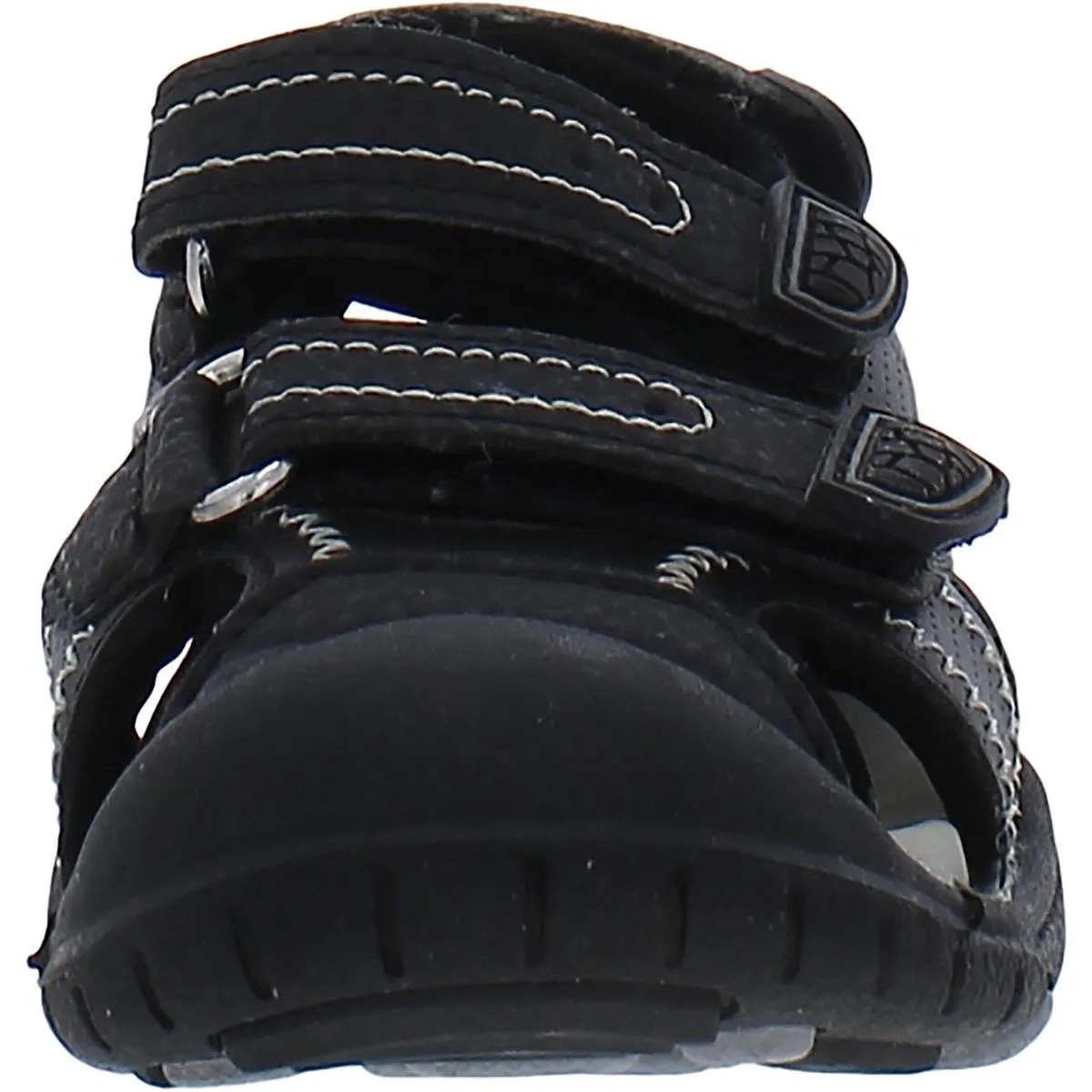 Seaturtle 2 Girls Faux Leather Slip On Fisherman Sandals