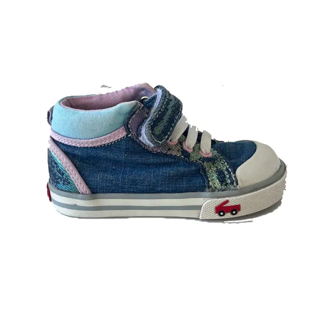 See Kai Run Girls Blue Sneakers