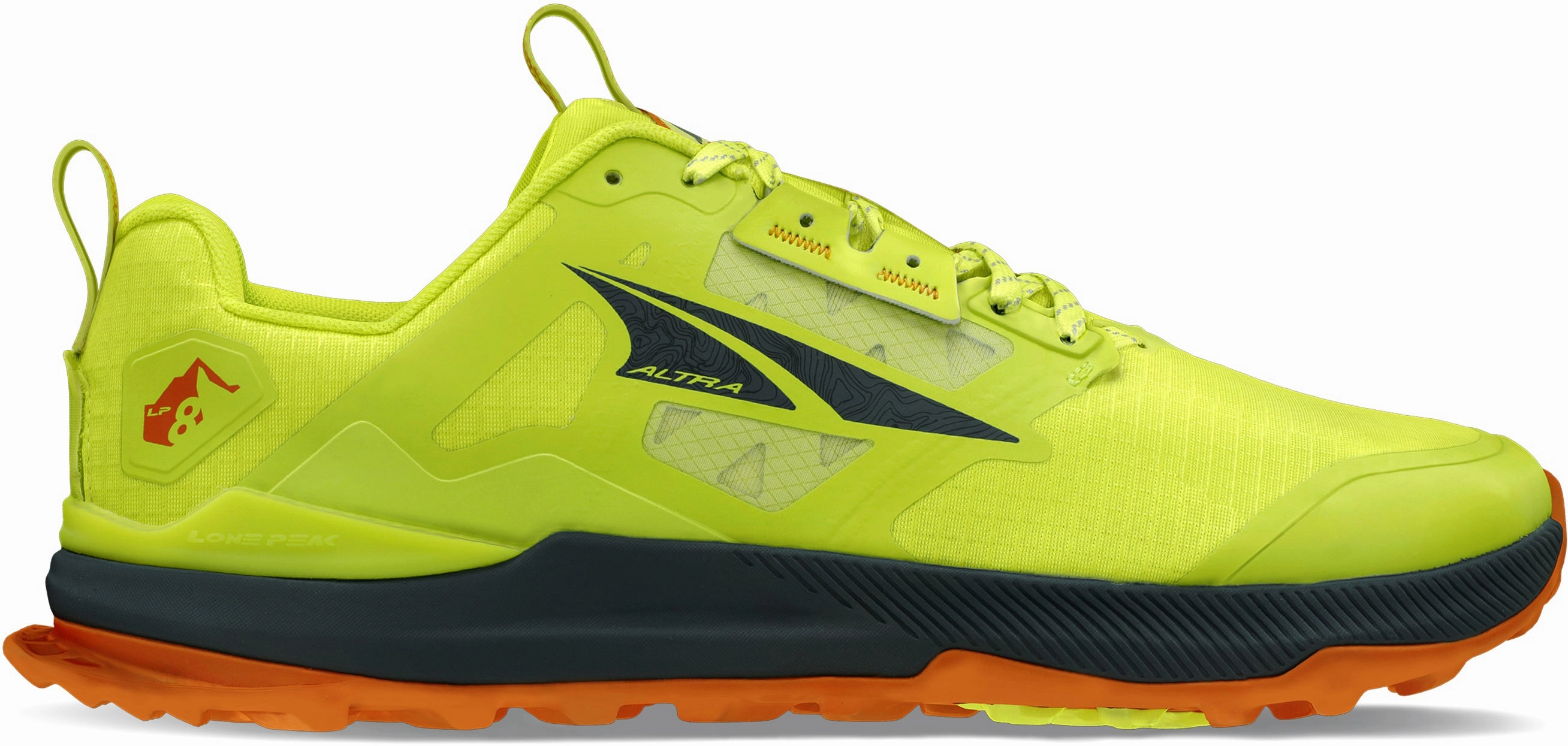Shoes Altra  Men Altra Lone Peak 8 Mens Trail Running Shoes - Yellow