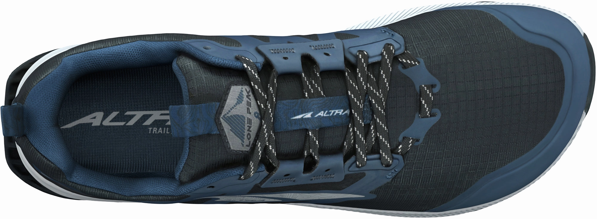 Shoes Altra  Men Altra Lone Peak 8 WIDE FIT Mens Trail Running Shoes - Navy
