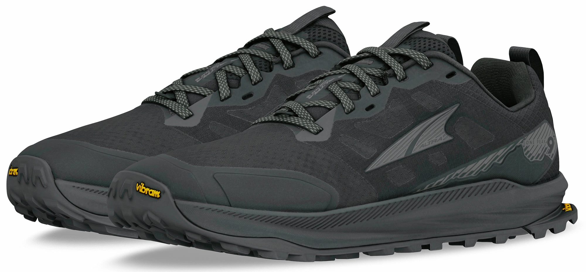 Shoes Altra  Men Altra Lone Peak 9  Mens Trail Running Shoes - Black