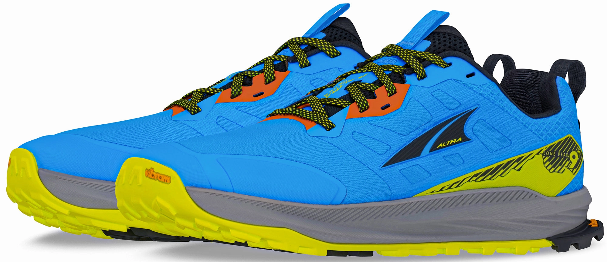 Shoes Altra  Men Altra Lone Peak 9  Mens Trail Running Shoes - Blue