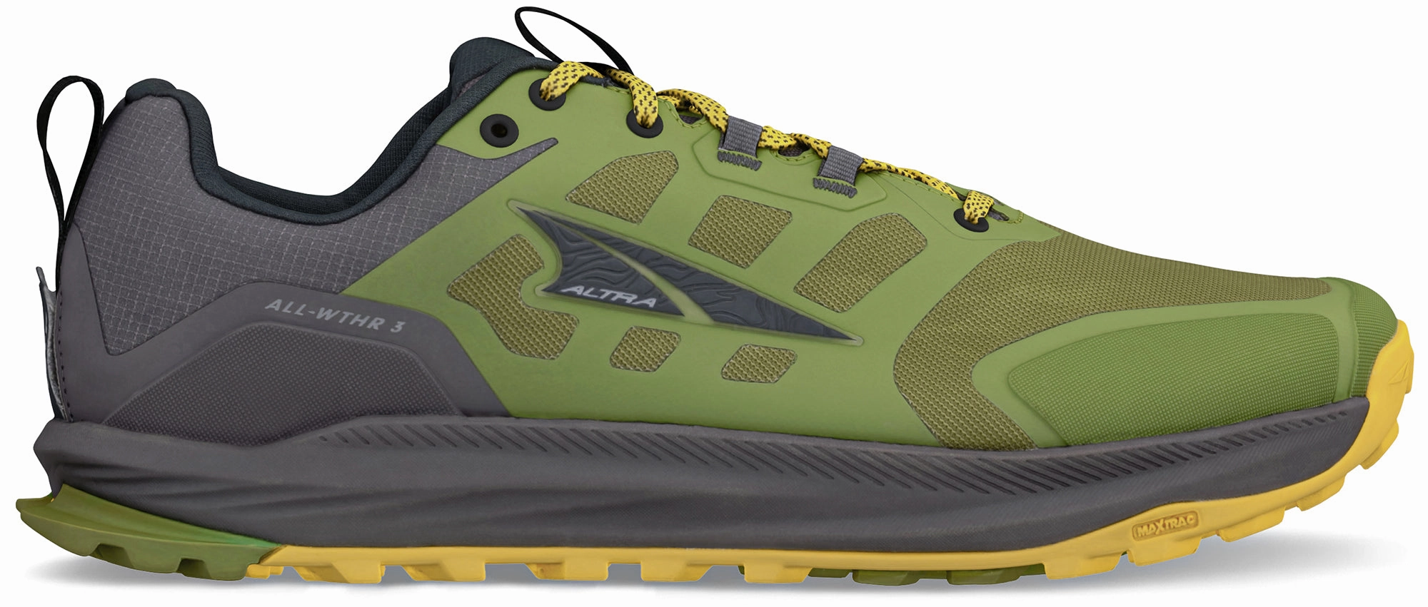 Shoes Altra  Men Altra Lone Peak 9 Waterproof Mens Trail Running Shoes - Green
