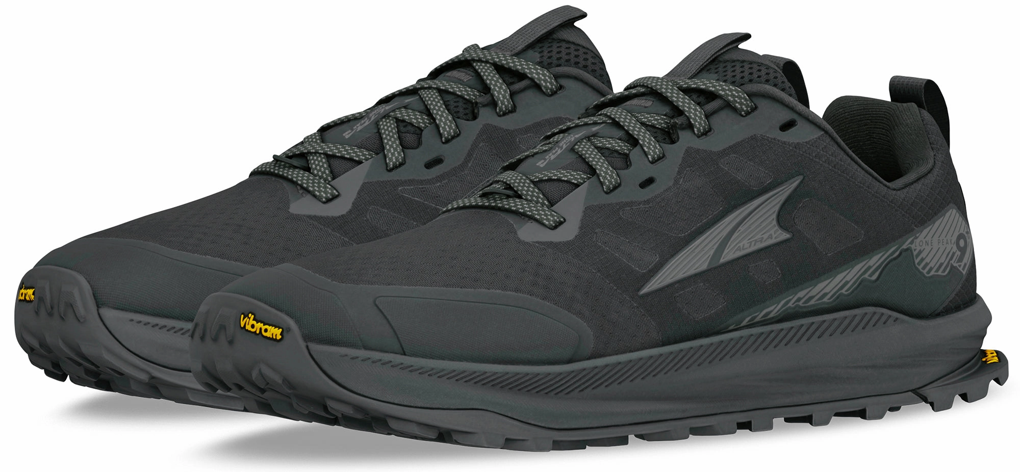 Shoes Altra  Men Altra Lone Peak 9  WIDE FIT Mens Trail Running Shoes - Black