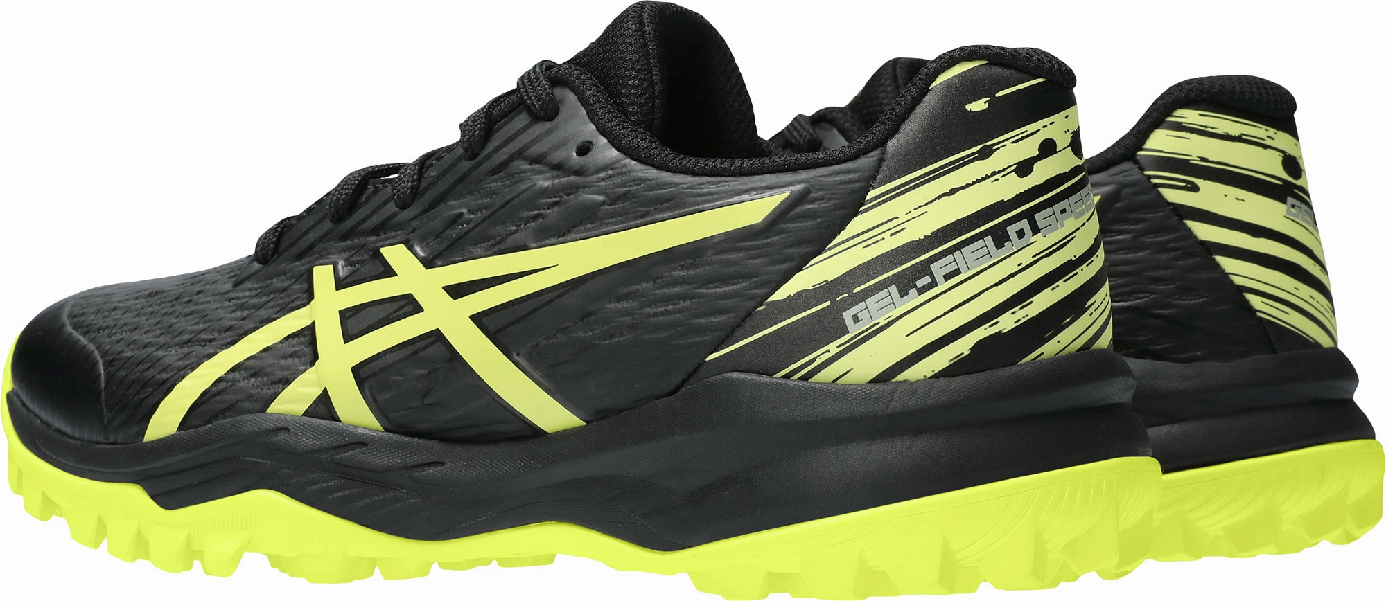 Shoes Asics Asics Gel Field Speed GS Junior Hockey Shoes - Black