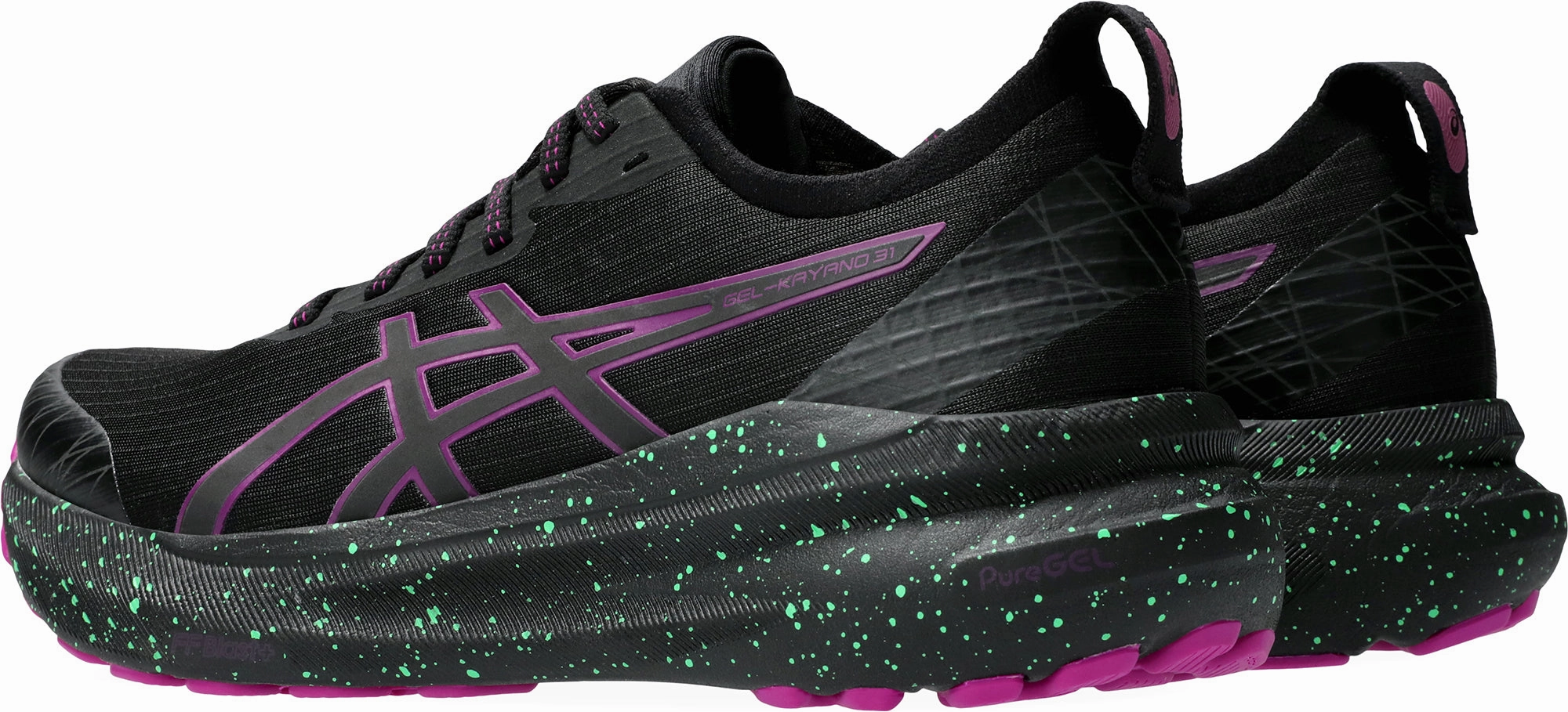 Shoes Asics Asics Gel Kayano 31 LITE-SHOW Womens Running Shoes - Black
