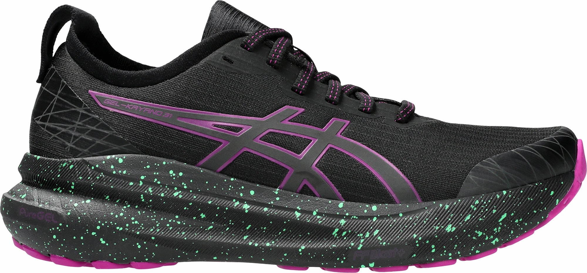 Shoes Asics Asics Gel Kayano 31 LITE-SHOW Womens Running Shoes - Black