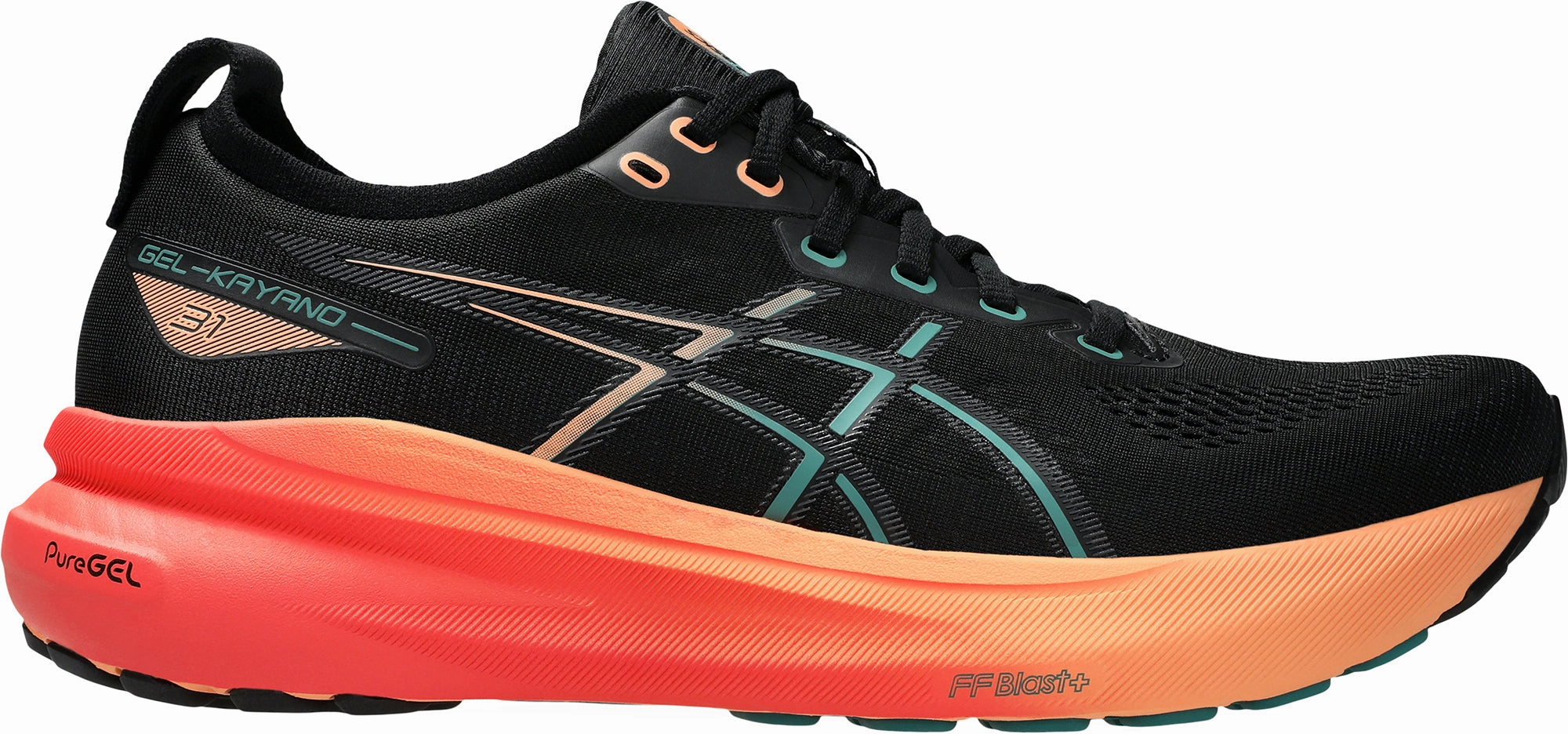 Shoes Asics Asics Gel Kayano 31 Mens Running Shoes - Black