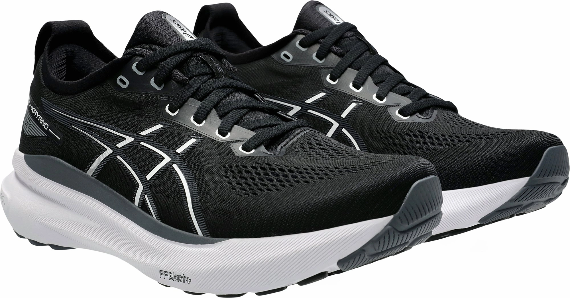 Shoes Asics Asics Gel Kayano 31 WIDE FIT (2E) Mens Running Shoes - Black