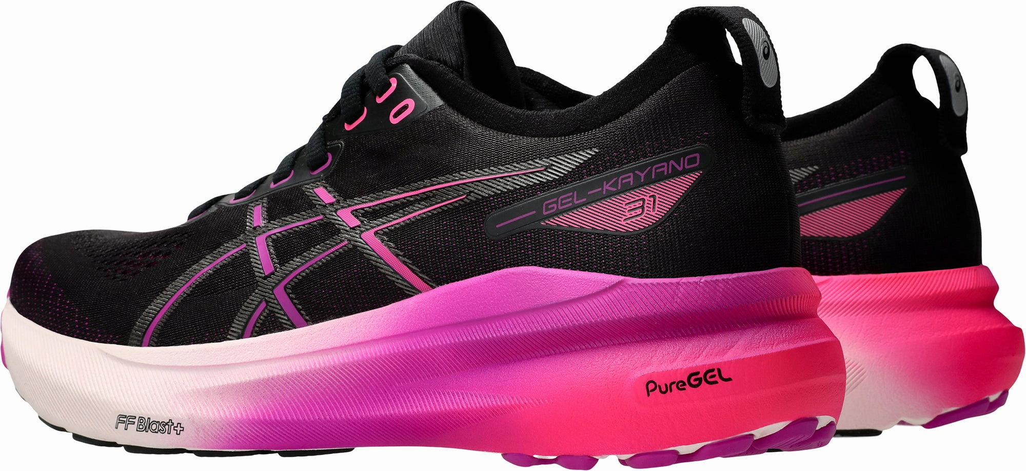 Shoes Asics Asics Gel Kayano 31 Womens Running Shoes - Black