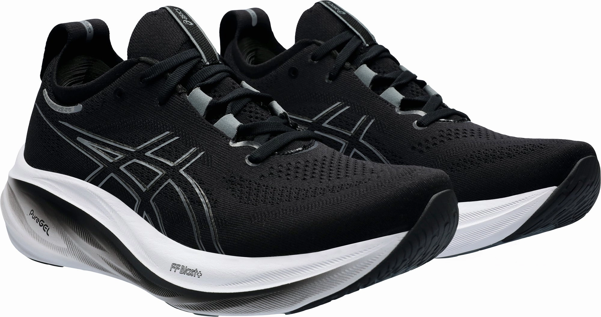 Shoes Asics Asics Gel Nimbus 26 Mens Running Shoes - Black