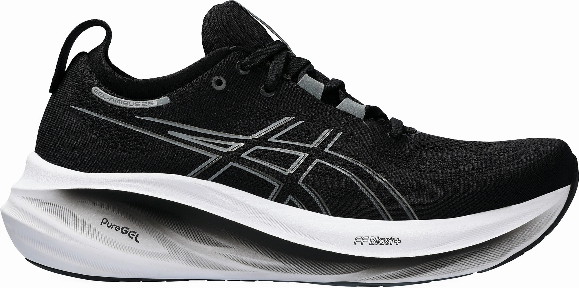 Shoes Asics Asics Gel Nimbus 26 Mens Running Shoes - Black