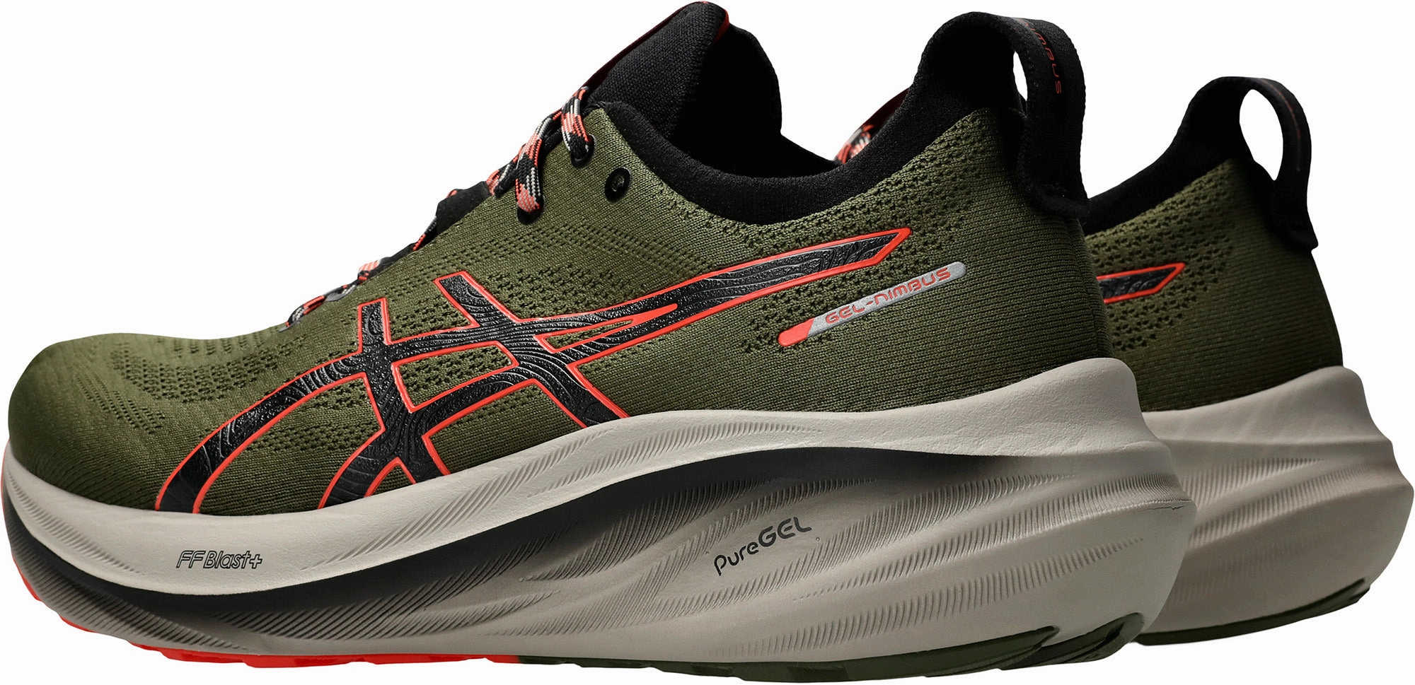 Shoes Asics Asics Gel Nimbus 26 TR Mens Running Shoes - Green