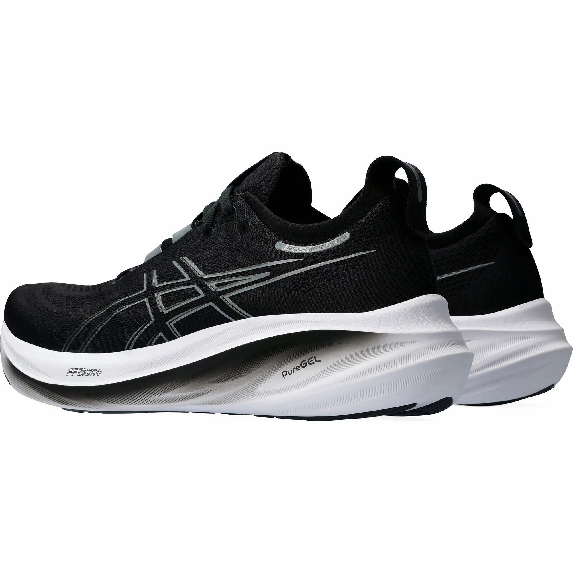 Shoes Asics Asics Gel Nimbus 26 WIDE FIT (2E) Mens Running Shoes - Black