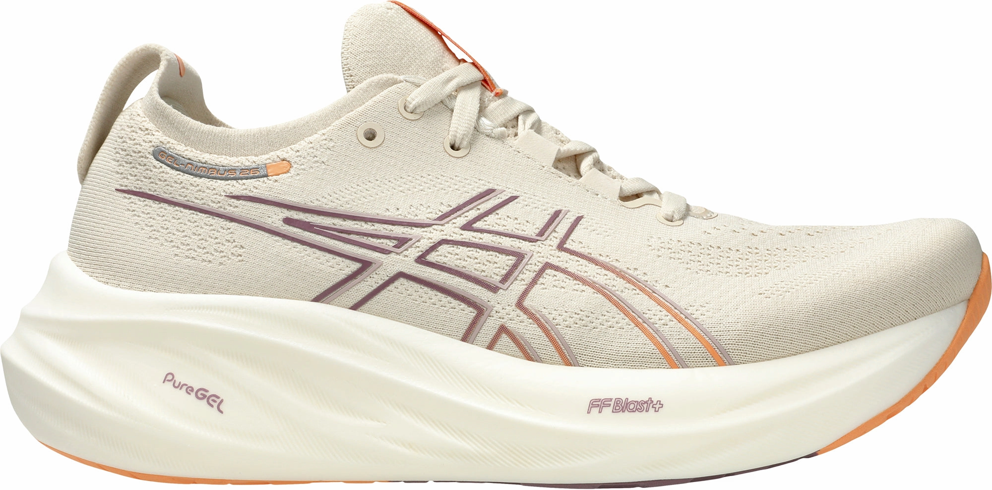 Shoes Asics Asics Gel Nimbus 26 Womens Running Shoes - Beige