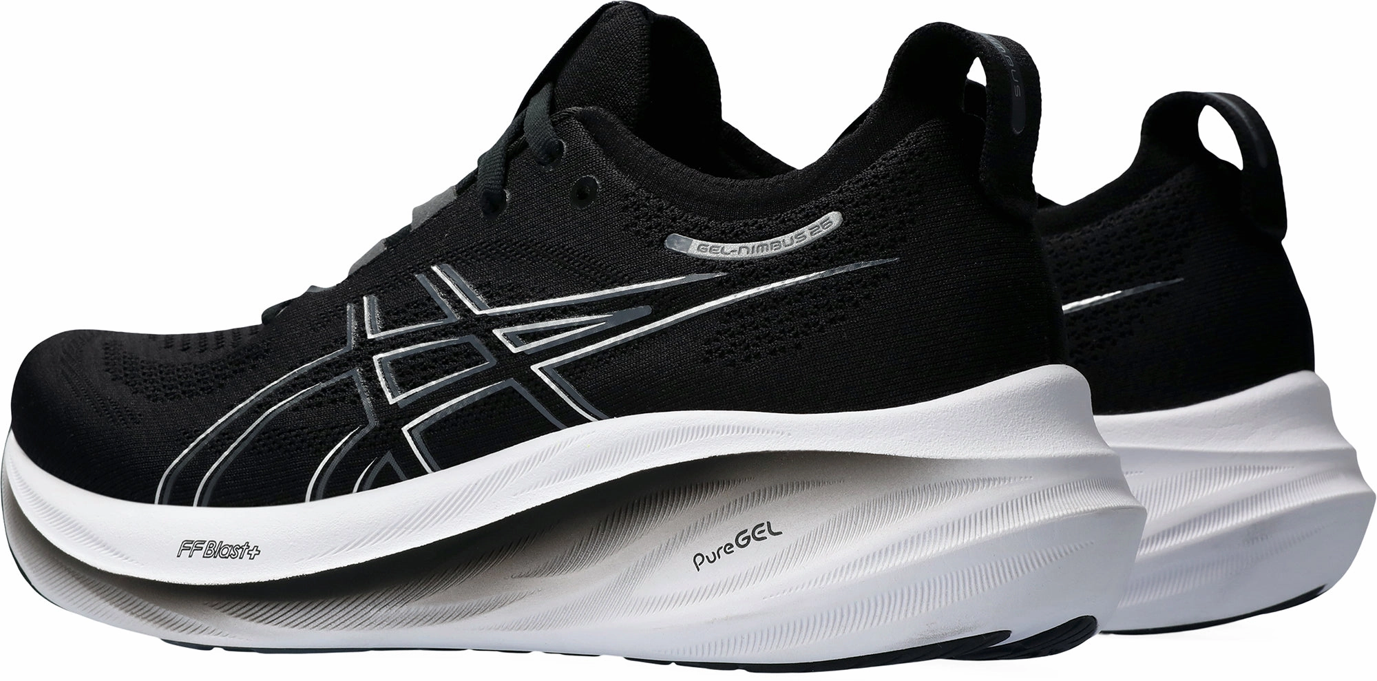 Shoes Asics Asics Gel Nimbus 26 Womens Running Shoes - Black