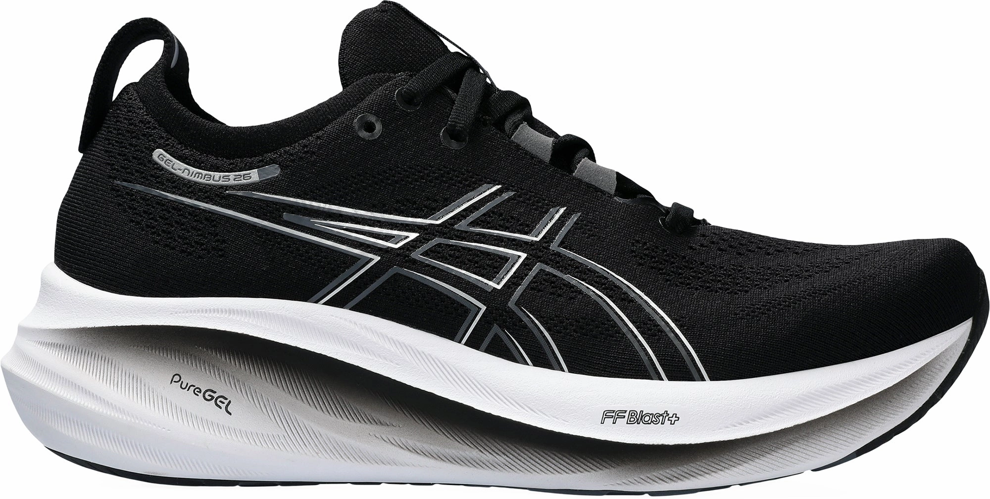 Shoes Asics Asics Gel Nimbus 26 Womens Running Shoes - Black