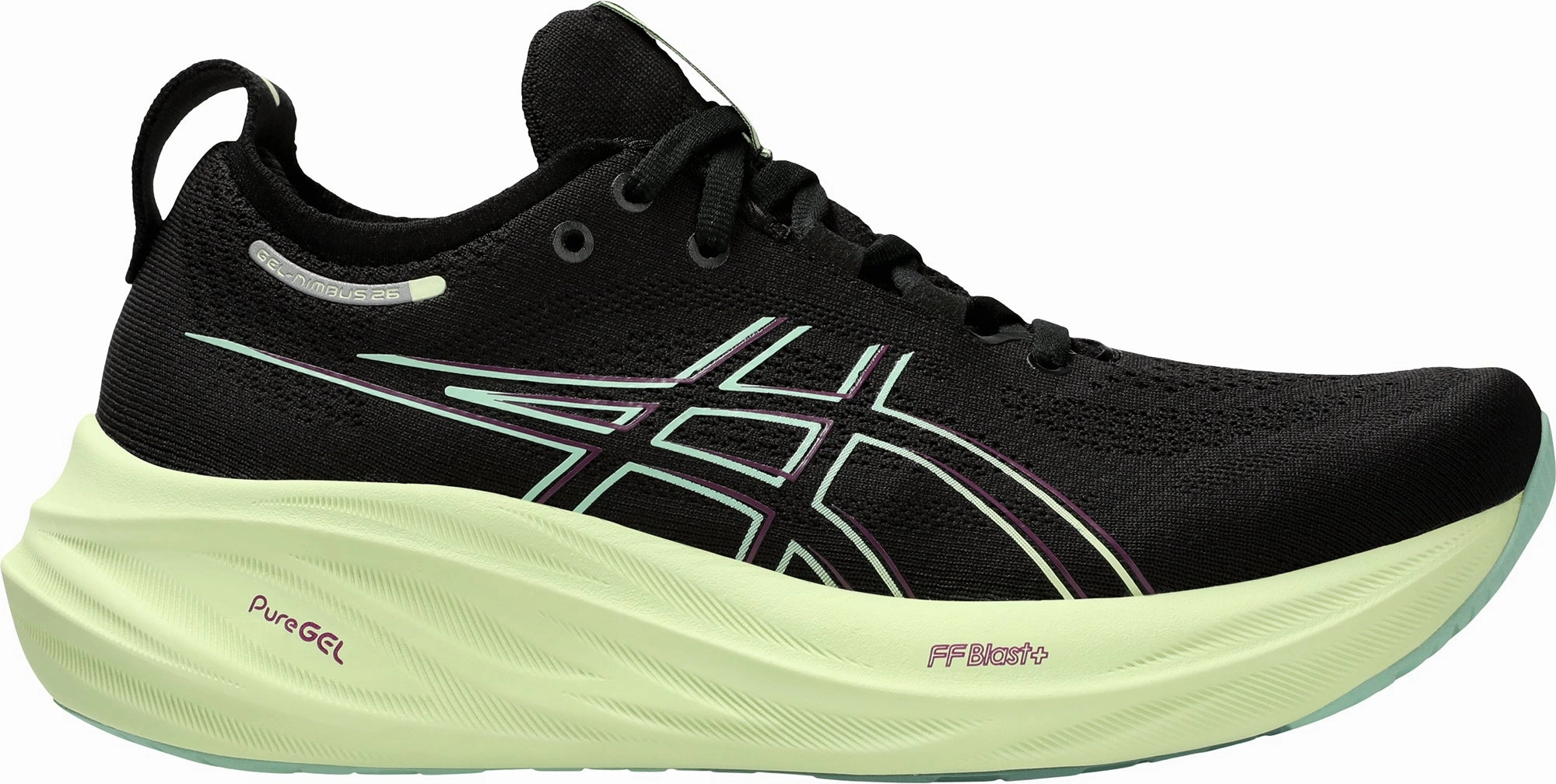 Shoes Asics Asics Gel Nimbus 26 Womens Running Shoes - Black