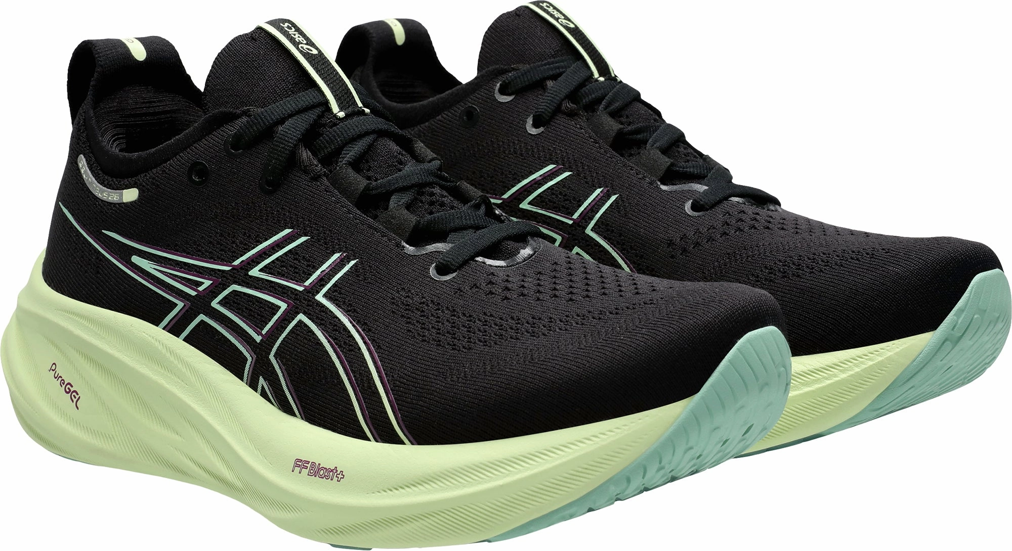 Shoes Asics Asics Gel Nimbus 26 Womens Running Shoes - Black
