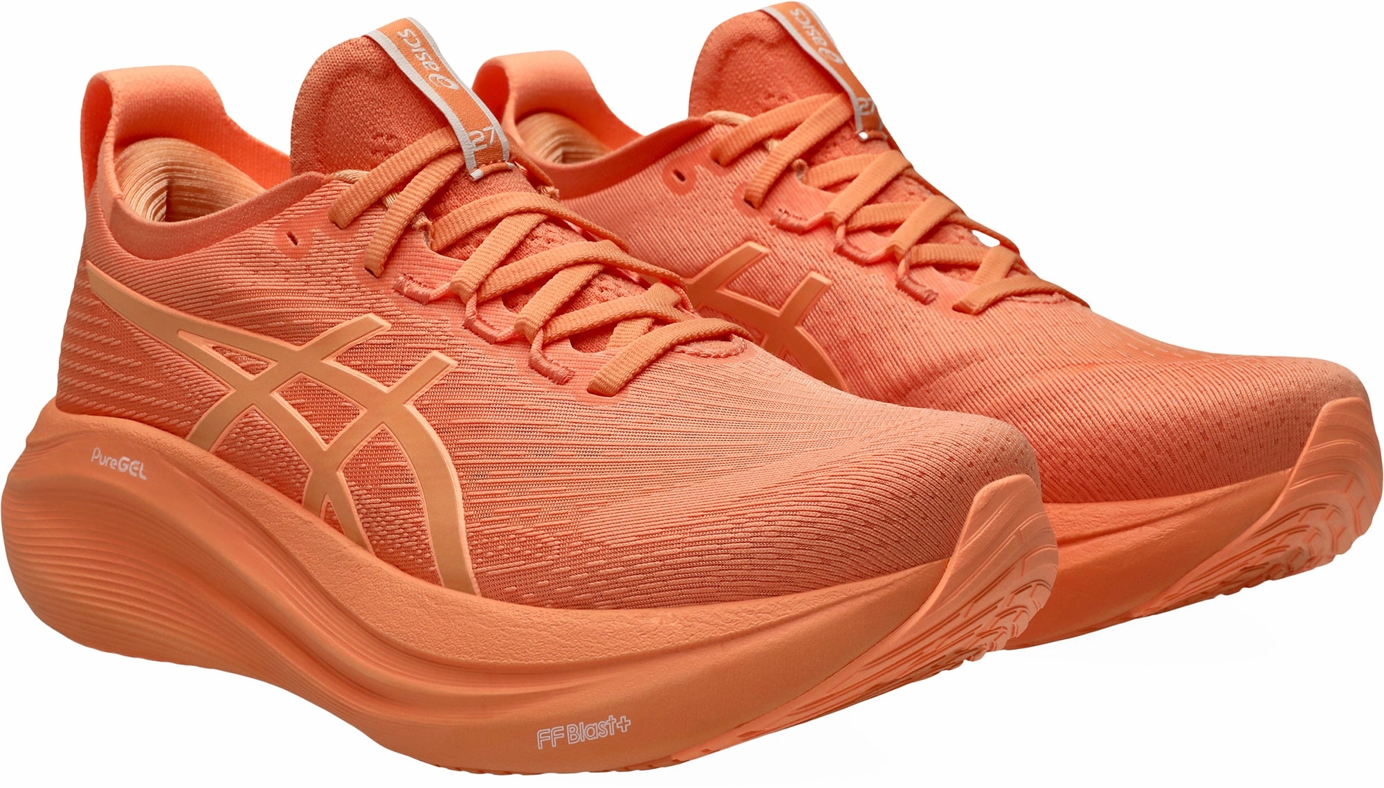 Shoes Asics Asics Gel Nimbus 27 Lite-Show Womens Running Shoes - Orange