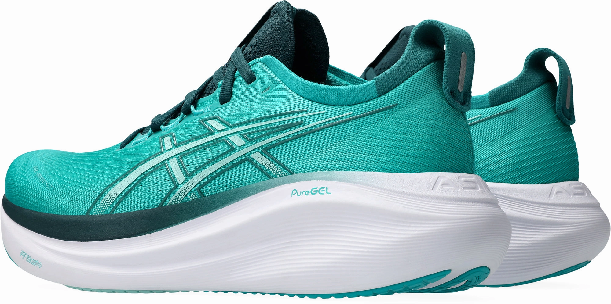 Shoes Asics Asics Gel Nimbus 27 Mens Running Shoes - Green
