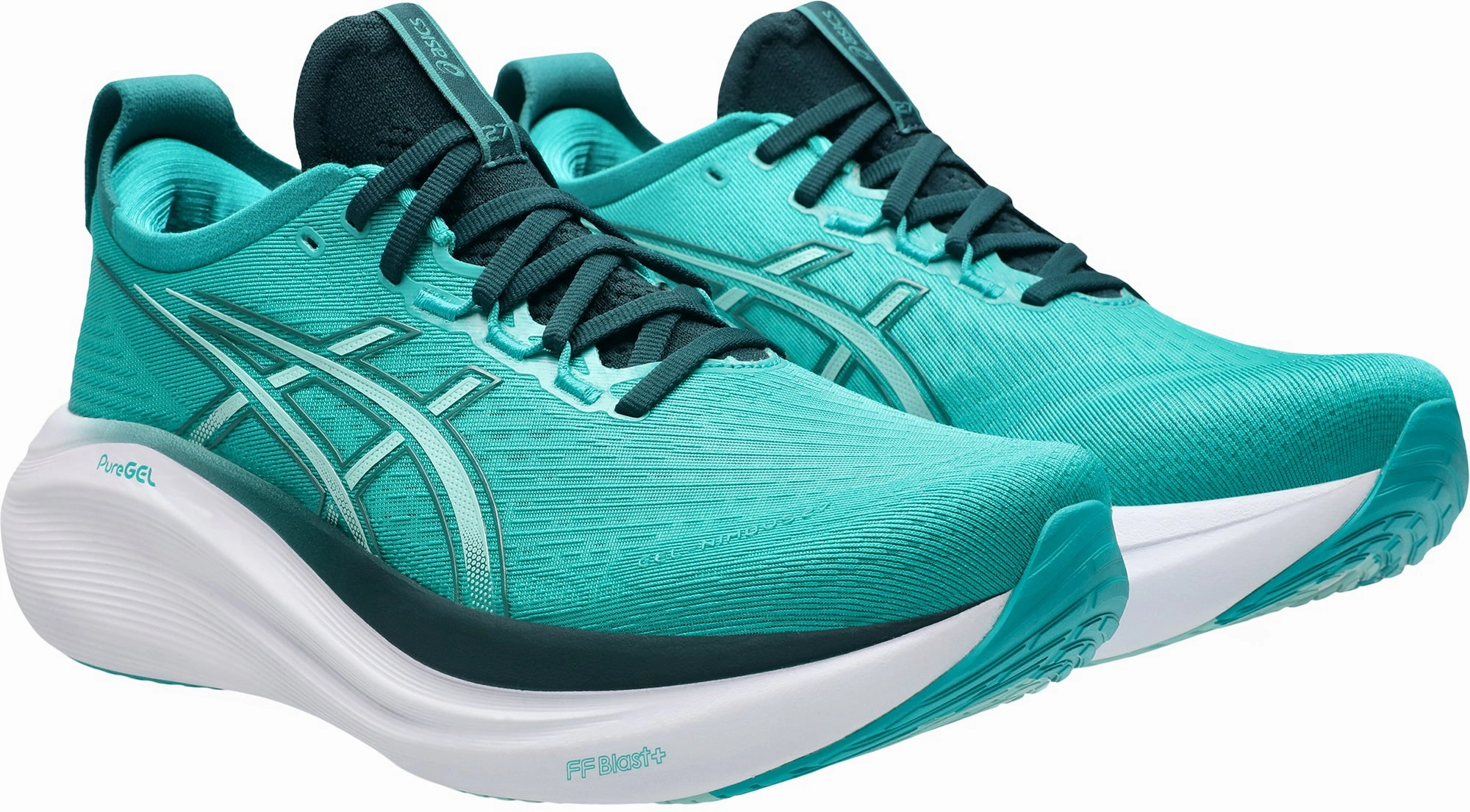 Shoes Asics Asics Gel Nimbus 27 Mens Running Shoes - Green