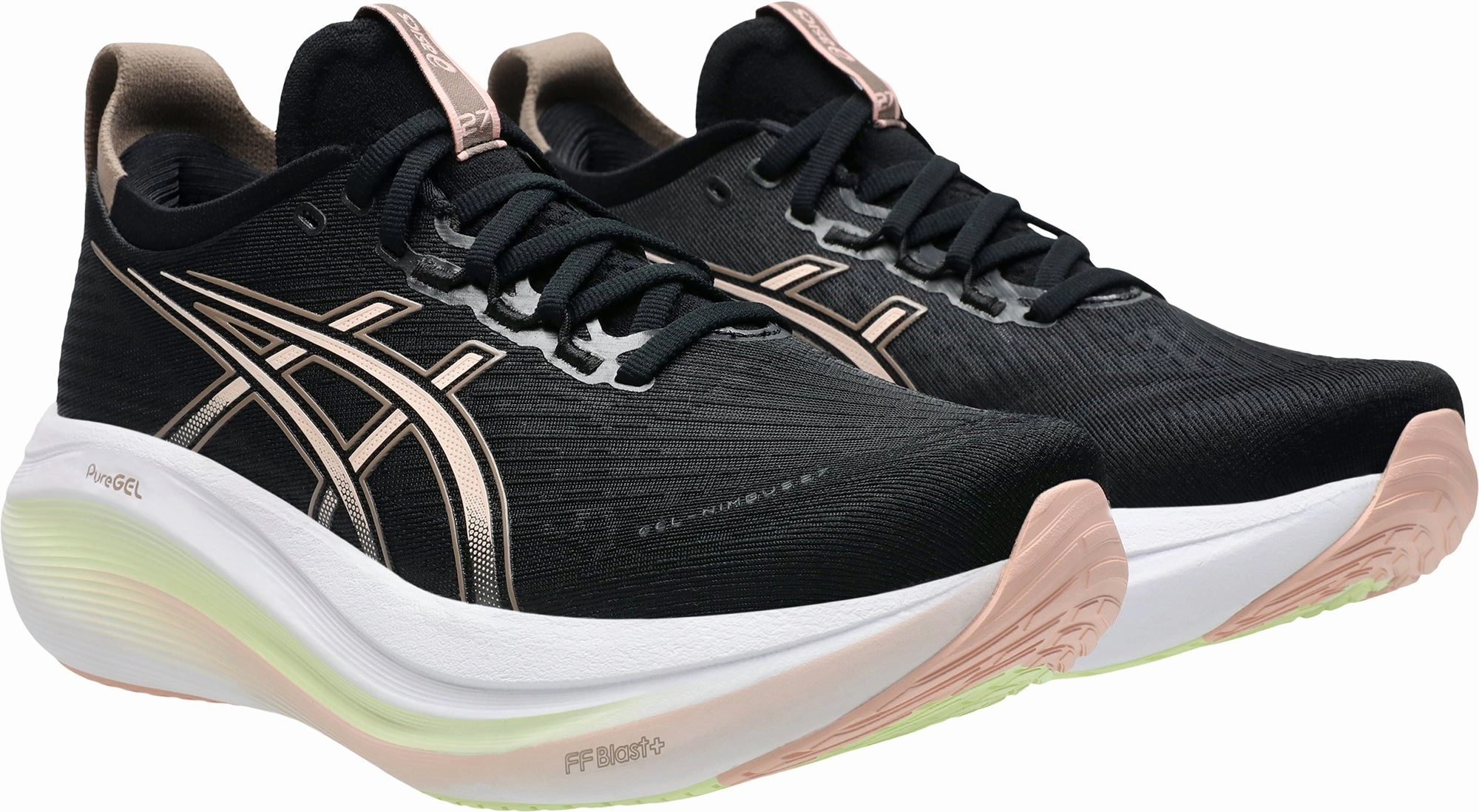 Shoes Asics Asics Gel Nimbus 27 Womens Running Shoes - Black