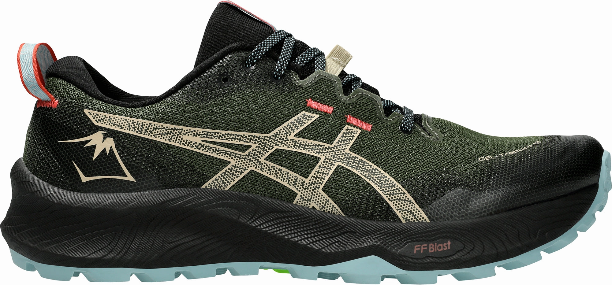 Shoes Asics Asics Gel Trabuco 12 Mens Trail Running Shoes - Green