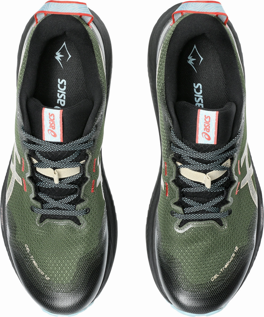 Shoes Asics Asics Gel Trabuco 12 Mens Trail Running Shoes - Green