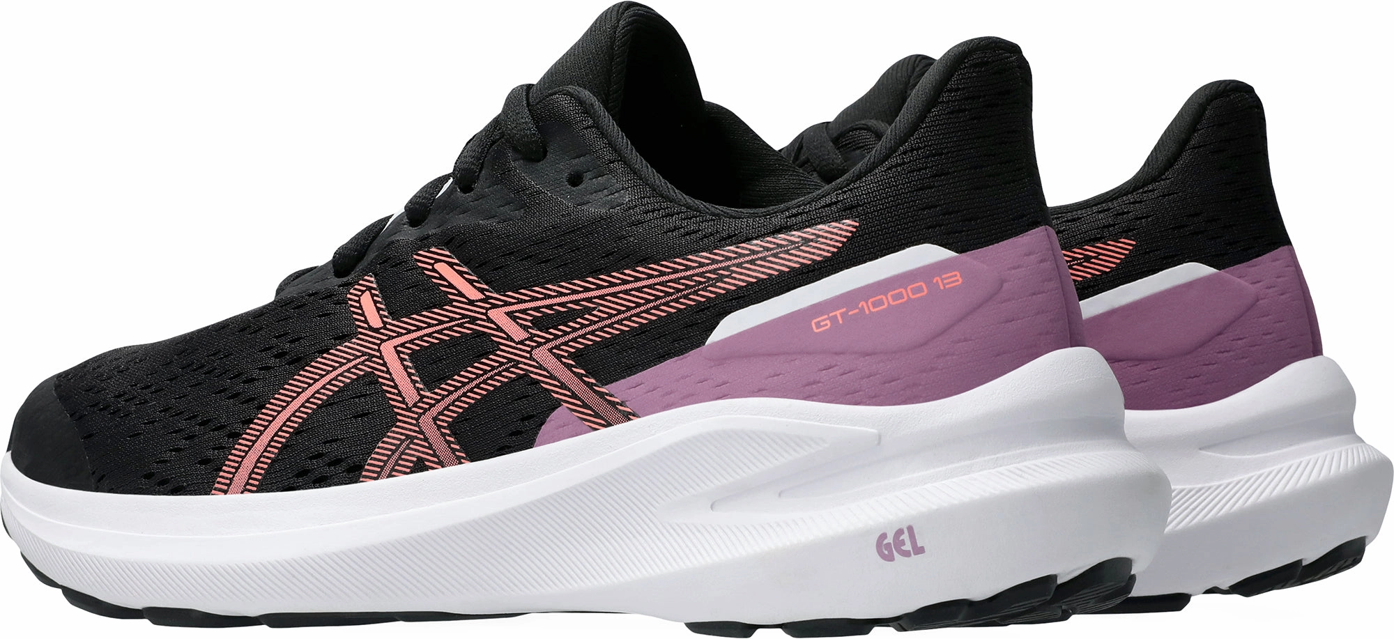 Shoes Asics Asics GT 1000 13 GS Junior Running Shoes - Black