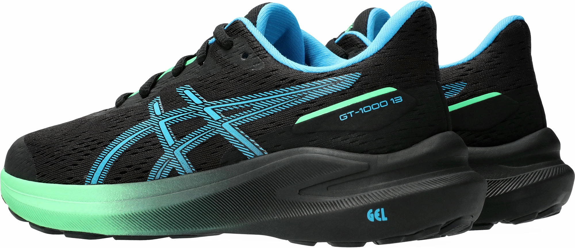 Shoes Asics Asics GT 1000 13 GS Junior Running Shoes - Black
