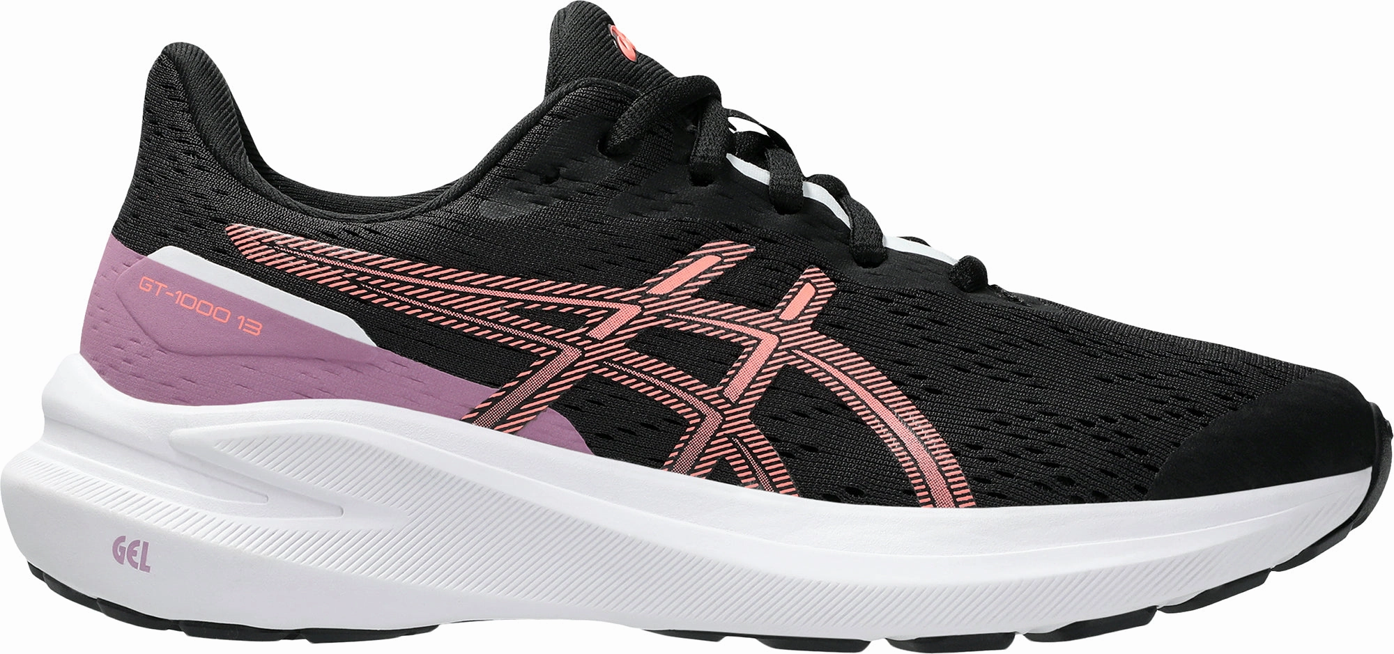 Shoes Asics Asics GT 1000 13 GS Junior Running Shoes - Black