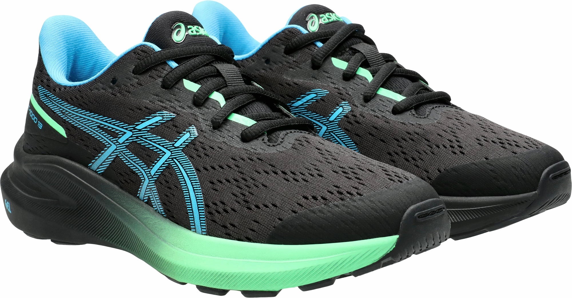 Shoes Asics Asics GT 1000 13 GS Junior Running Shoes - Black